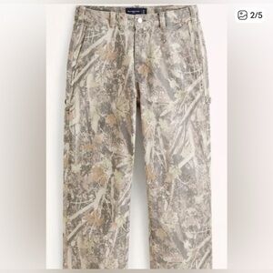 Abercrombie & Fitch Baggy Workwear Pant in Camo